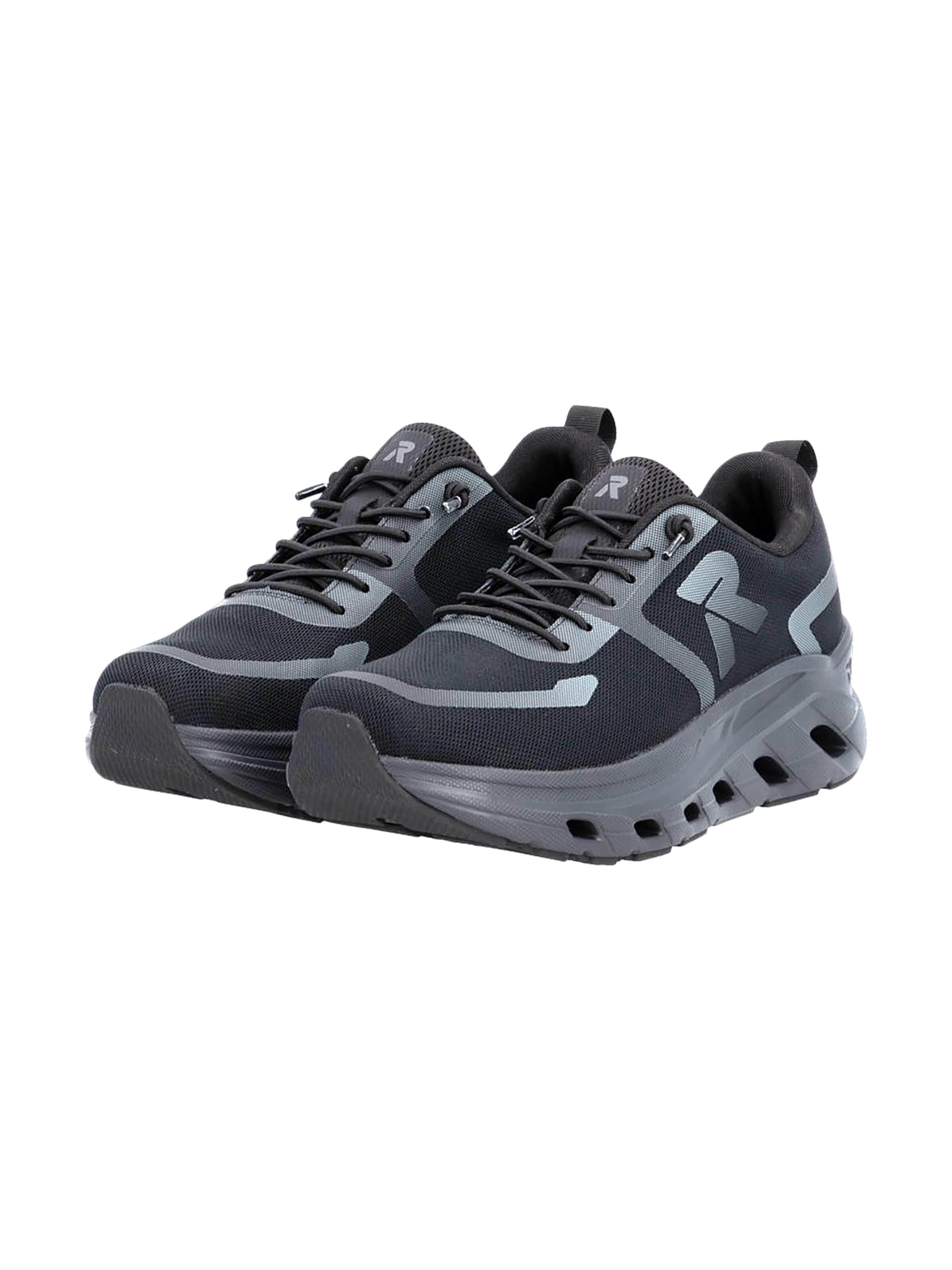 Chaussure de sport à lacets 'Sportliche Schnürsneaker' Rieker en noir