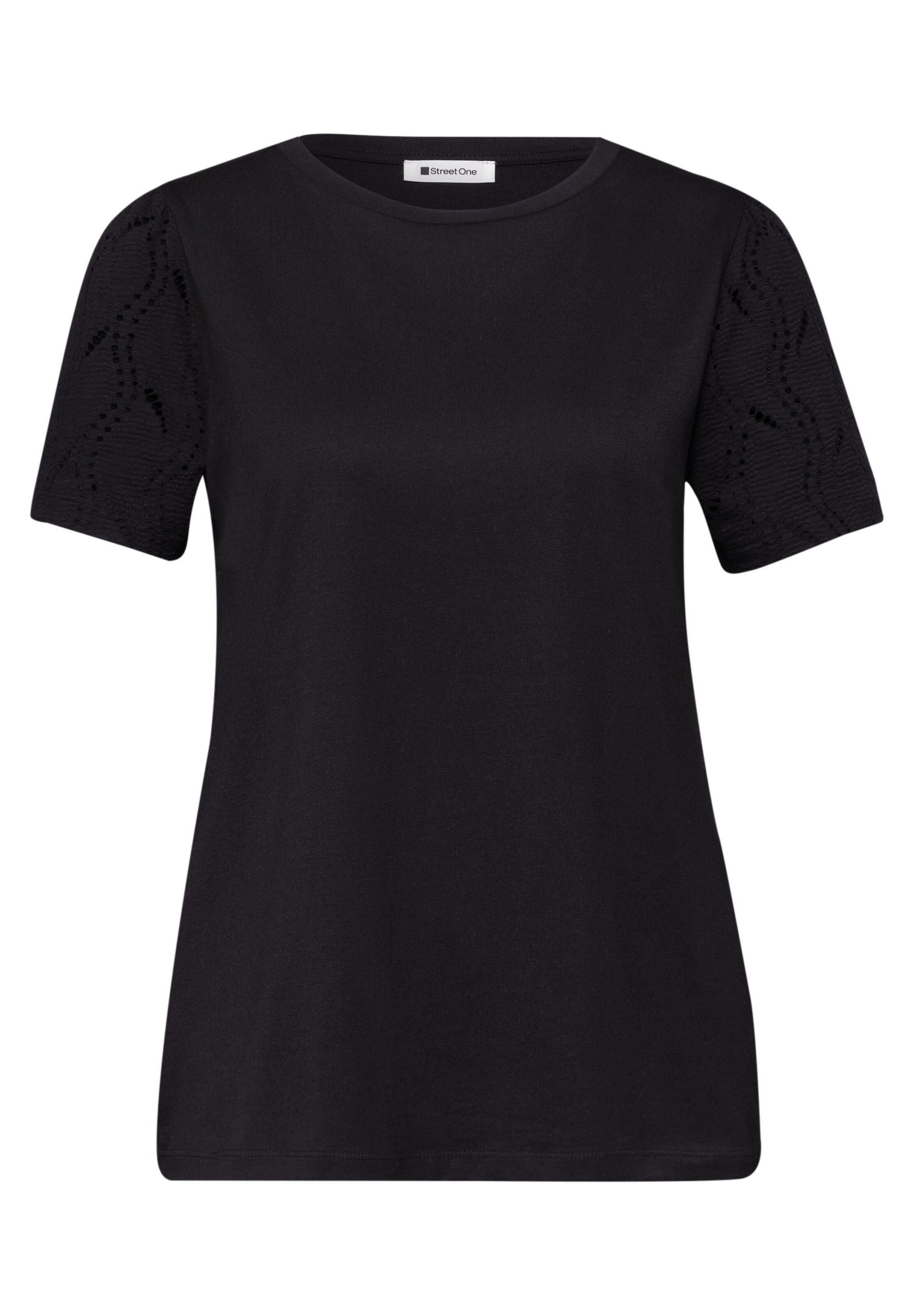 STREET ONE Shirt in Black: front
