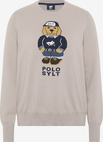 Polo Sylt Sweater in Grey: front