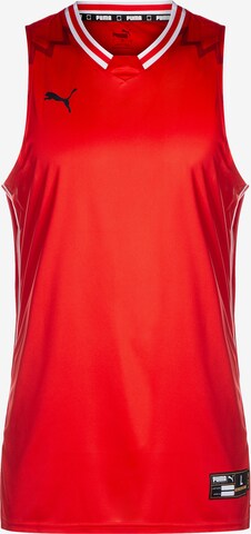 PUMA Jersey 'Hoops Team Game' in Red: front