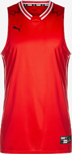 PUMA Trikot 'Hoops Team Game' in S in rot / schwarz / weiß, Produktansicht