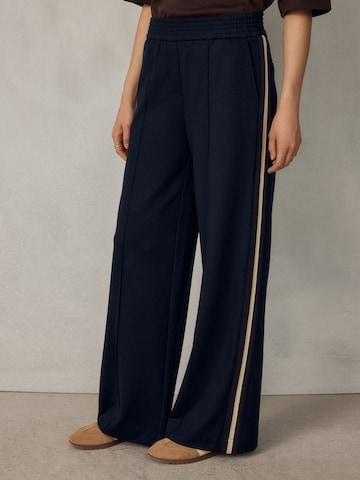 Wide Leg Pantalon Next en bleu : devant