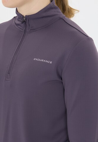 ENDURANCE Performance shirt 'Talim' in Purple