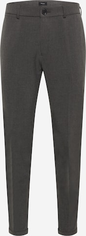 Coupe slim Pantalon 'Liam' Matinique en gris : devant