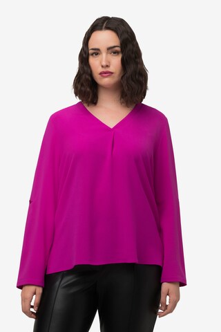 Ulla Popken Blouse in Roze: voorkant