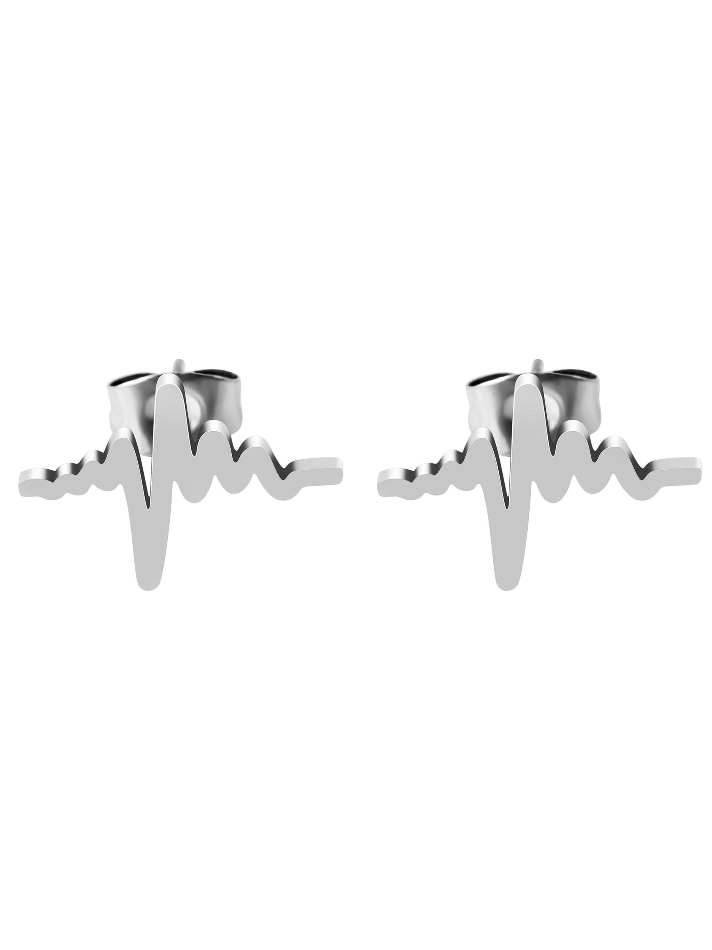 Akzent Earrings 'Silya' in Silver: front