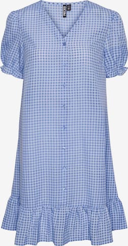 Robe-chemise 'PCSienna' PIECES en bleu : devant