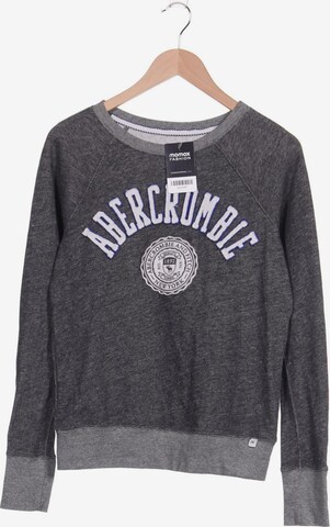 Abercrombie & Fitch Sweatshirt & Zip-Up Hoodie in S in Grey: front