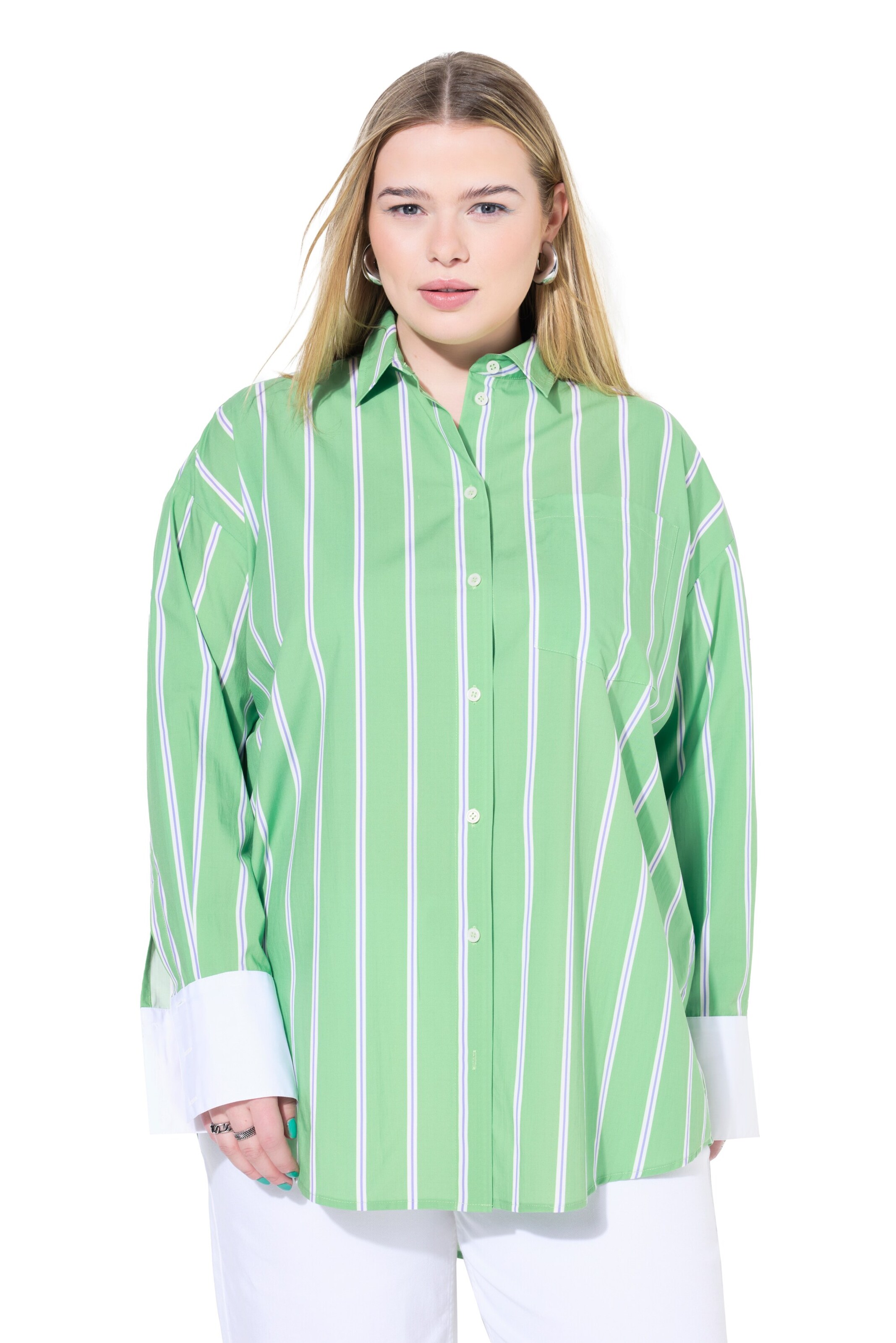 Studio Untold Bluse in Grün: Vorderseite