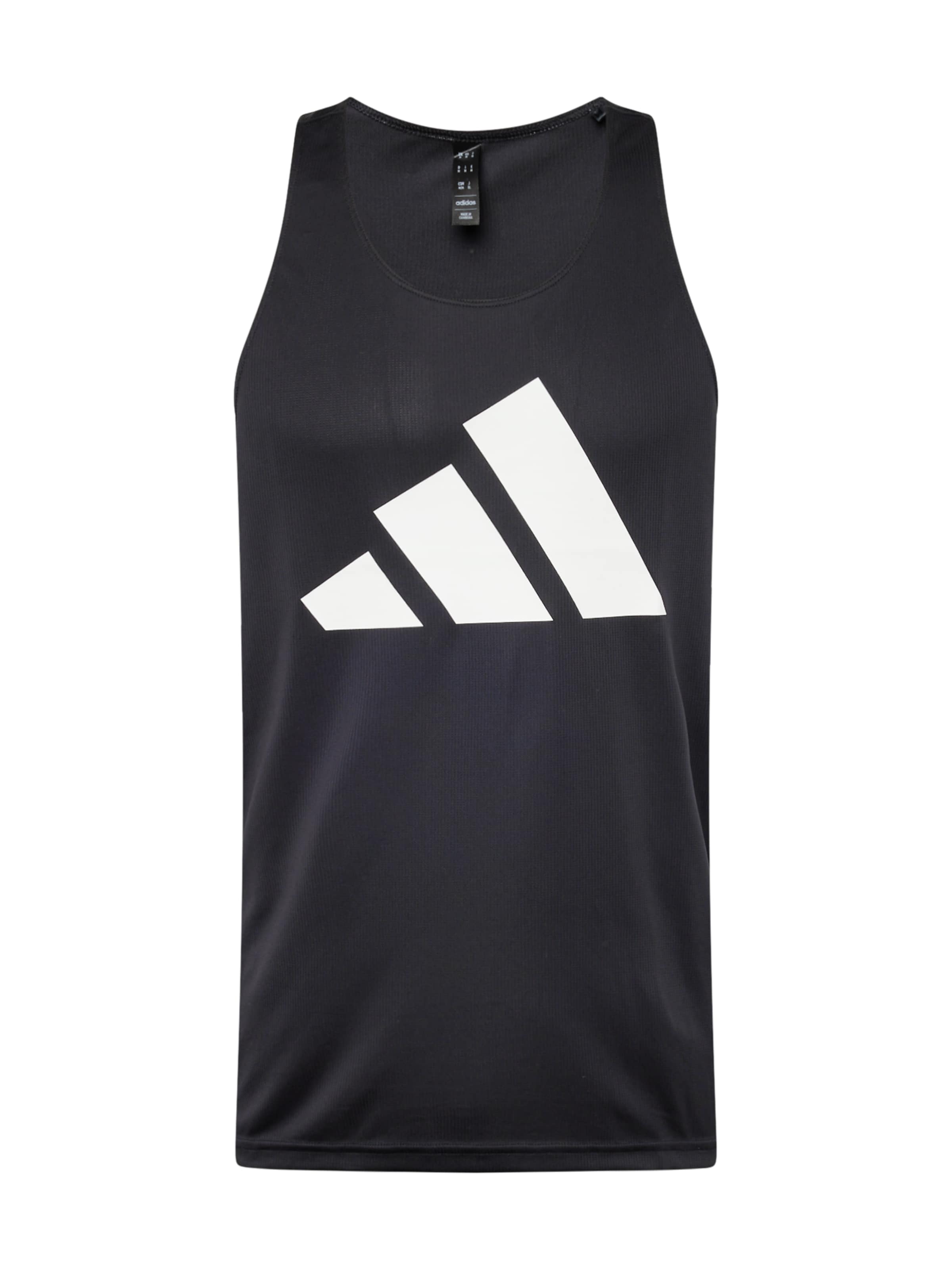 Tricou funcțional 'Run it' de la ADIDAS PERFORMANCE pe negru: față