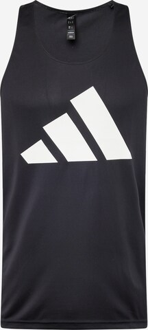 Tricou funcțional 'RUN IT' de la ADIDAS PERFORMANCE pe negru: față