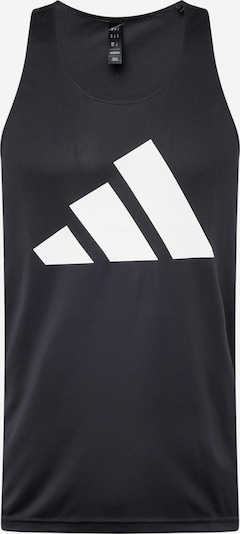 ADIDAS PERFORMANCE Camiseta funcional 'RUN IT' en negro / blanco, Vista del producto