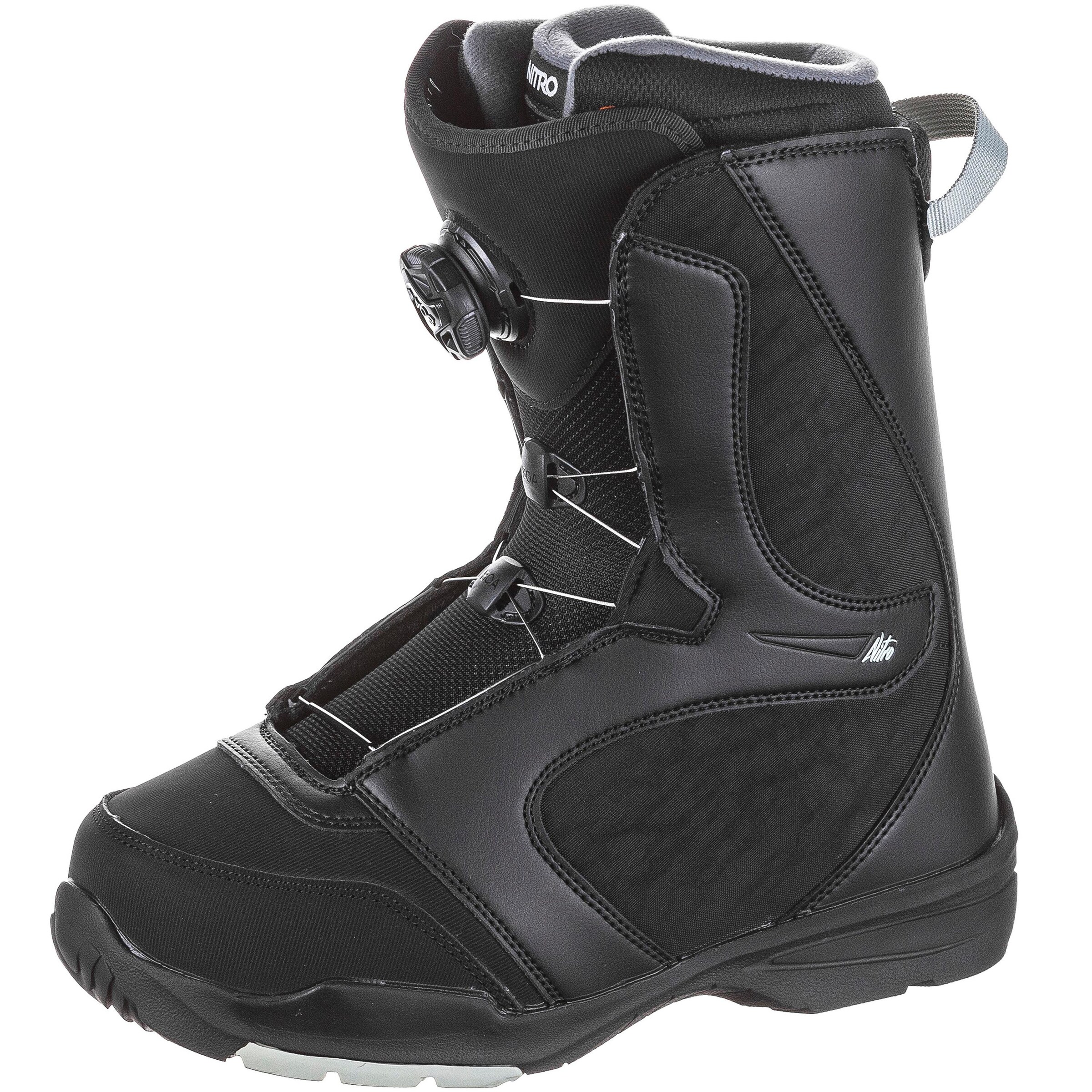 NITRO Snowboard Boots 'FLORA BOA' in Schwarz: Vorderseite