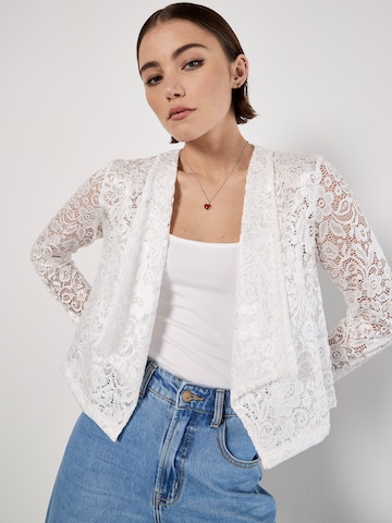 Cardigan ' ' Apricot en blanc : devant