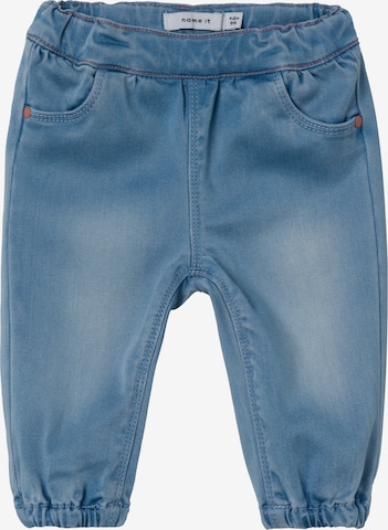 NAME IT Tapered Jeans 'BELLA' i blå: framsida