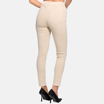 Elara Skinny Jeans i beige