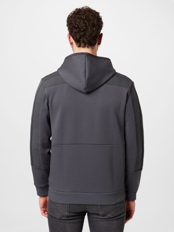 BOSS Zip-Up Hoodie 'Saggy 1' in Grey