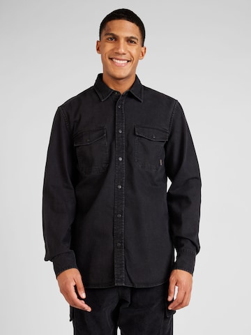 MUSTANG Regular fit Skjorta i svart: framsida