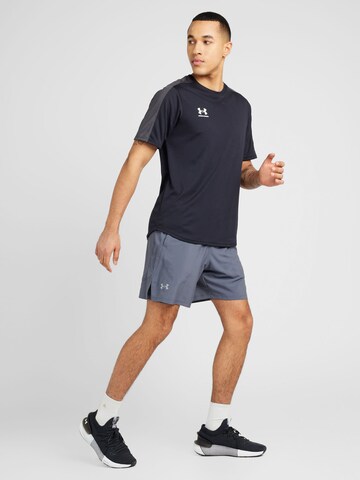 UNDER ARMOUR Regular Workout Pants 'Launch 7' in Grey