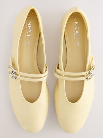 Ballerines à lanières 'Forever Comfort®' Next en jaune