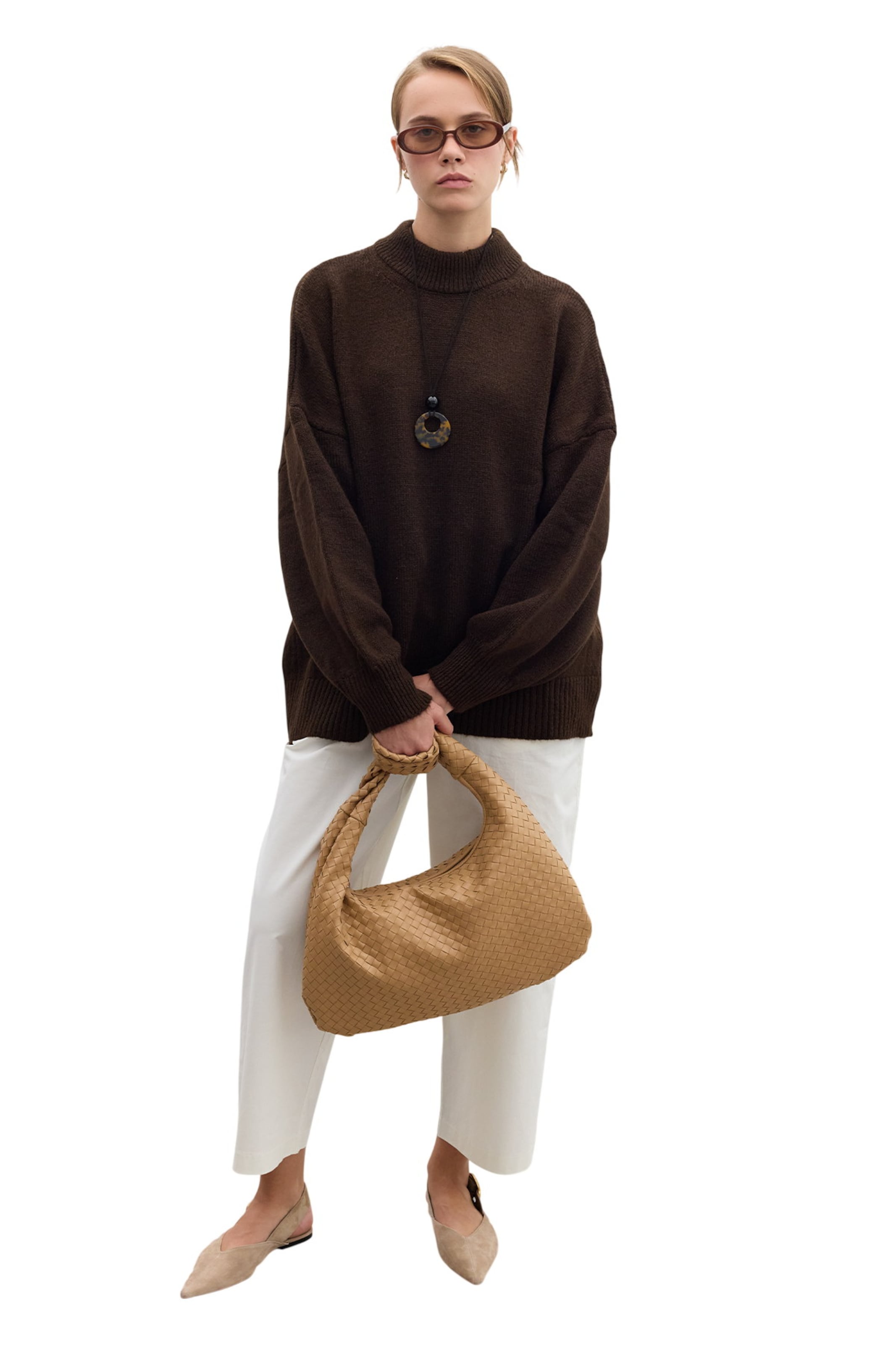 MANUKA Oversized Sweater in Brown
