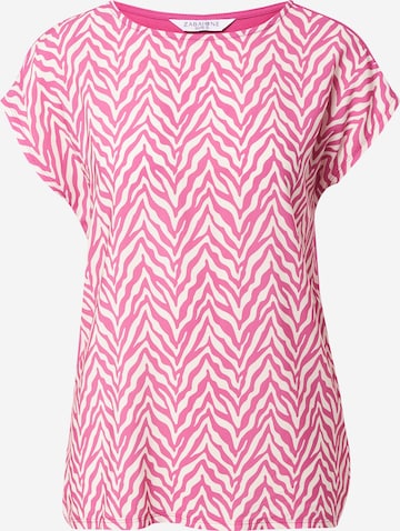 ZABAIONE Tričko 'Ria' – pink: přední strana