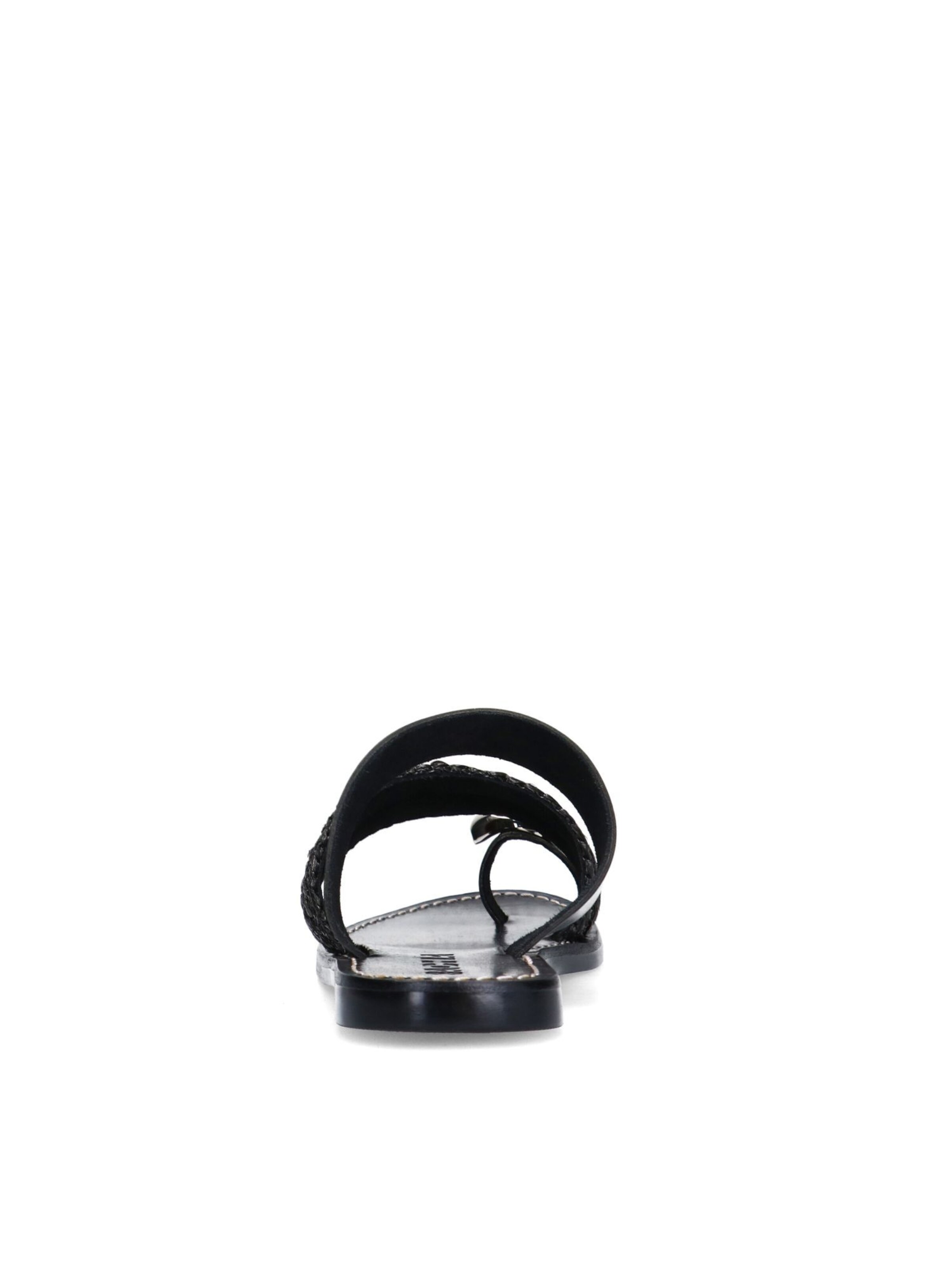 SACHA Teenslipper in Zwart