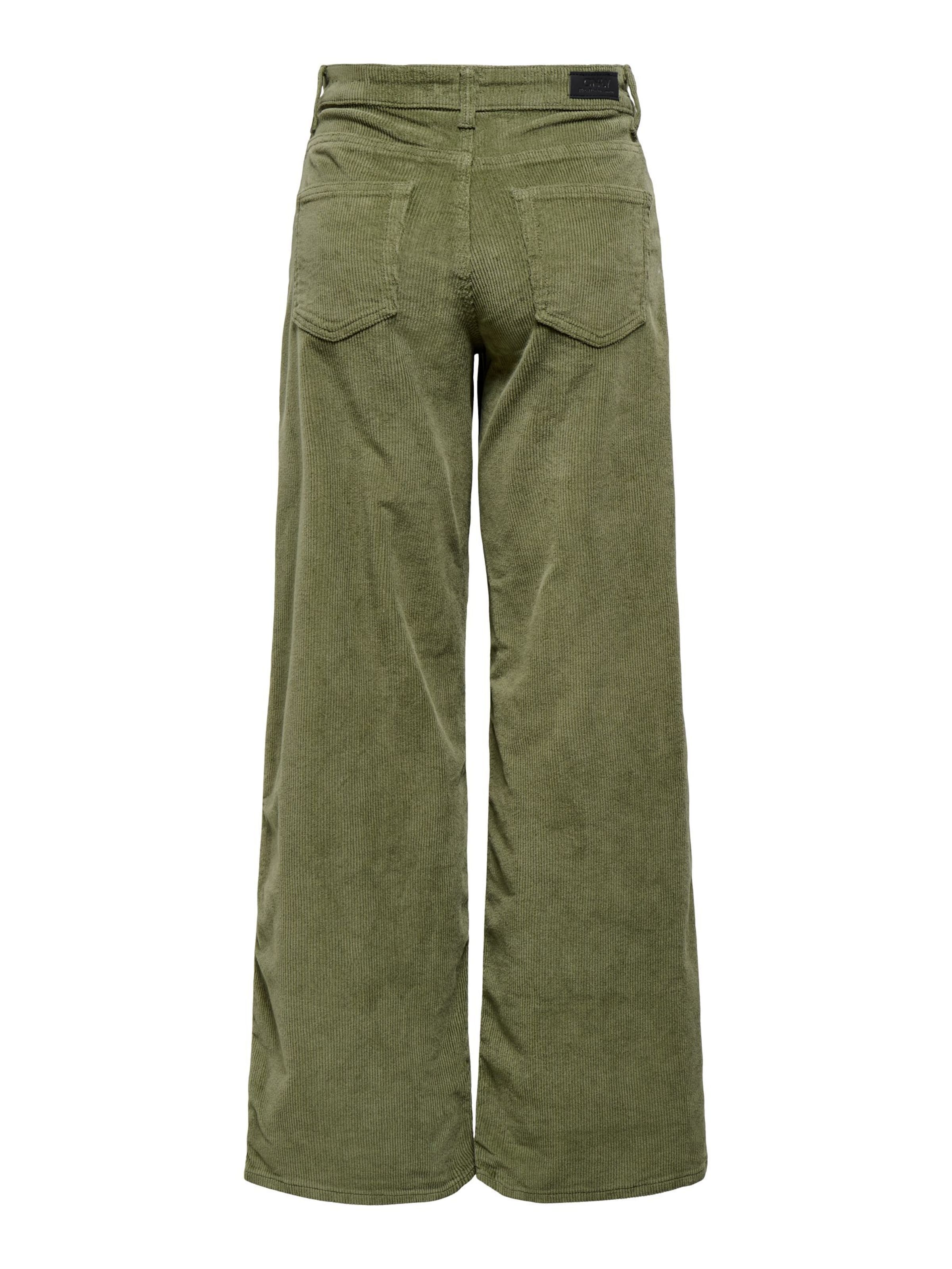 Wide Leg Pantalon 'ONLHope' ONLY en vert
