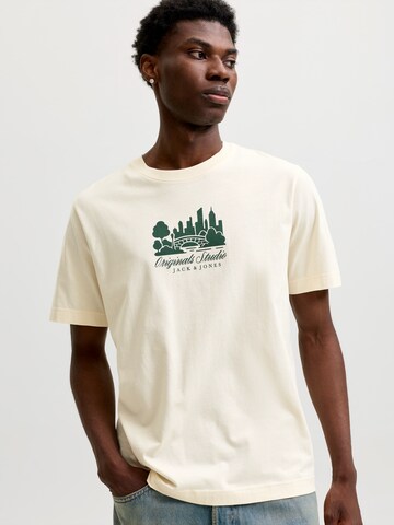 JACK & JONES Majica 'JORNORREBRO' | bela barva