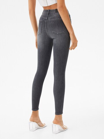 Bershka Skinny Farmer - szürke