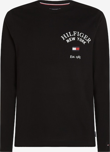 TOMMY HILFIGER Shirt in de kleur Bloedrood / Zwart / Wit, Productweergave