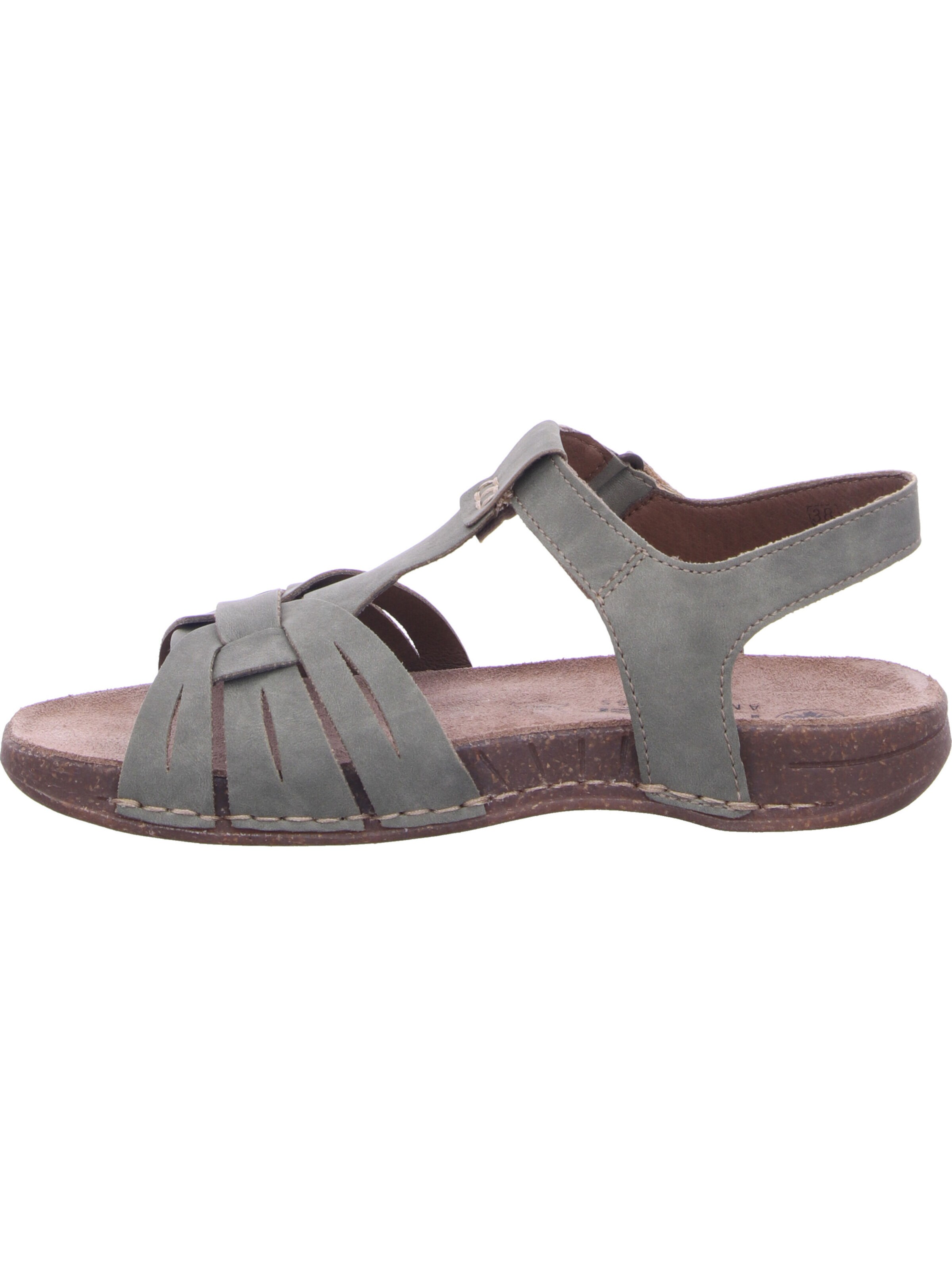 Sandales à lanières Rieker en gris