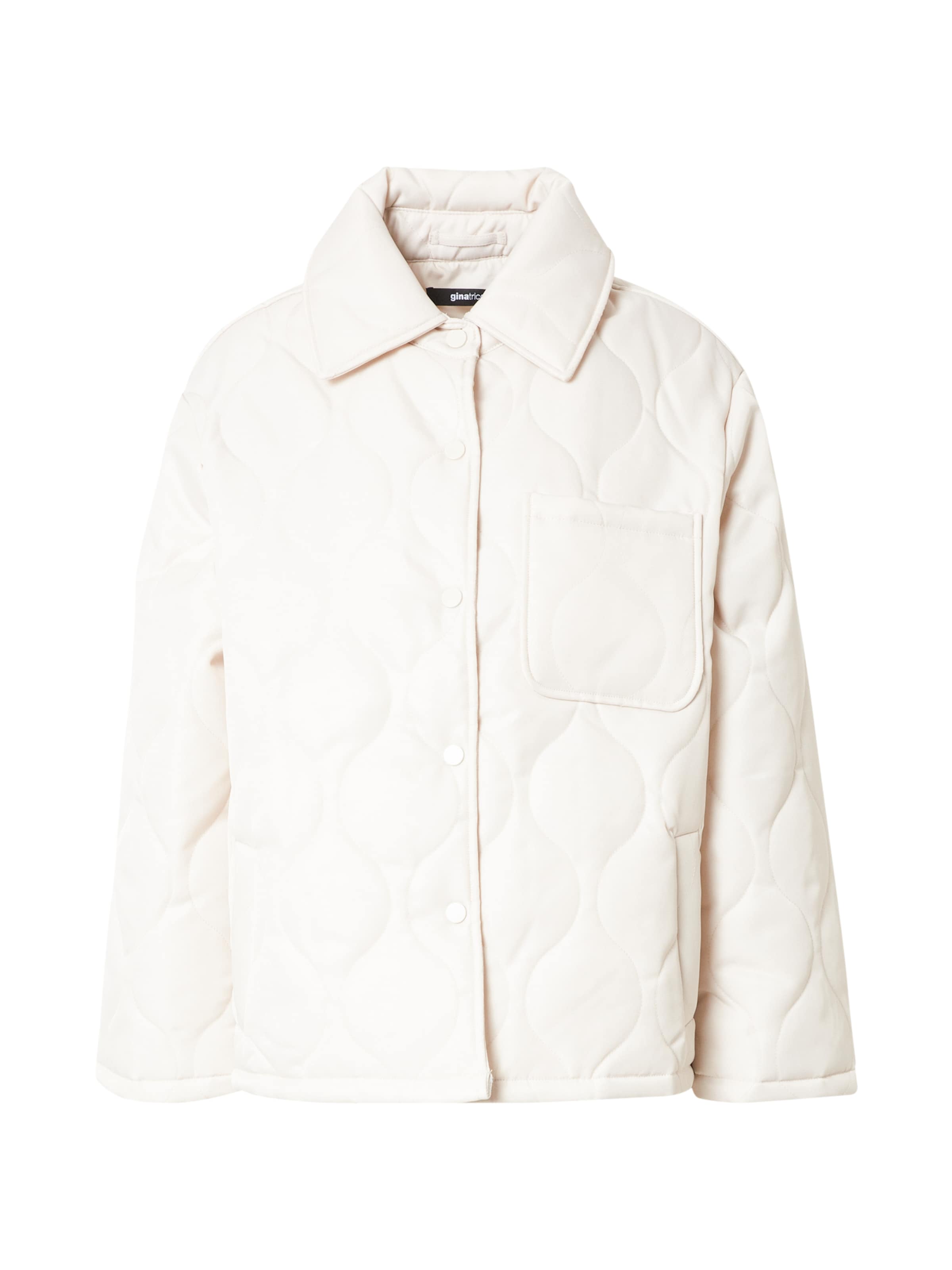 Gina Tricot Prechodná bunda 'Jolie' - Biela: predná strana