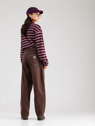 Carhartt WIP Lużny krój Jeansy 'Brandon' w kolorze brązowy