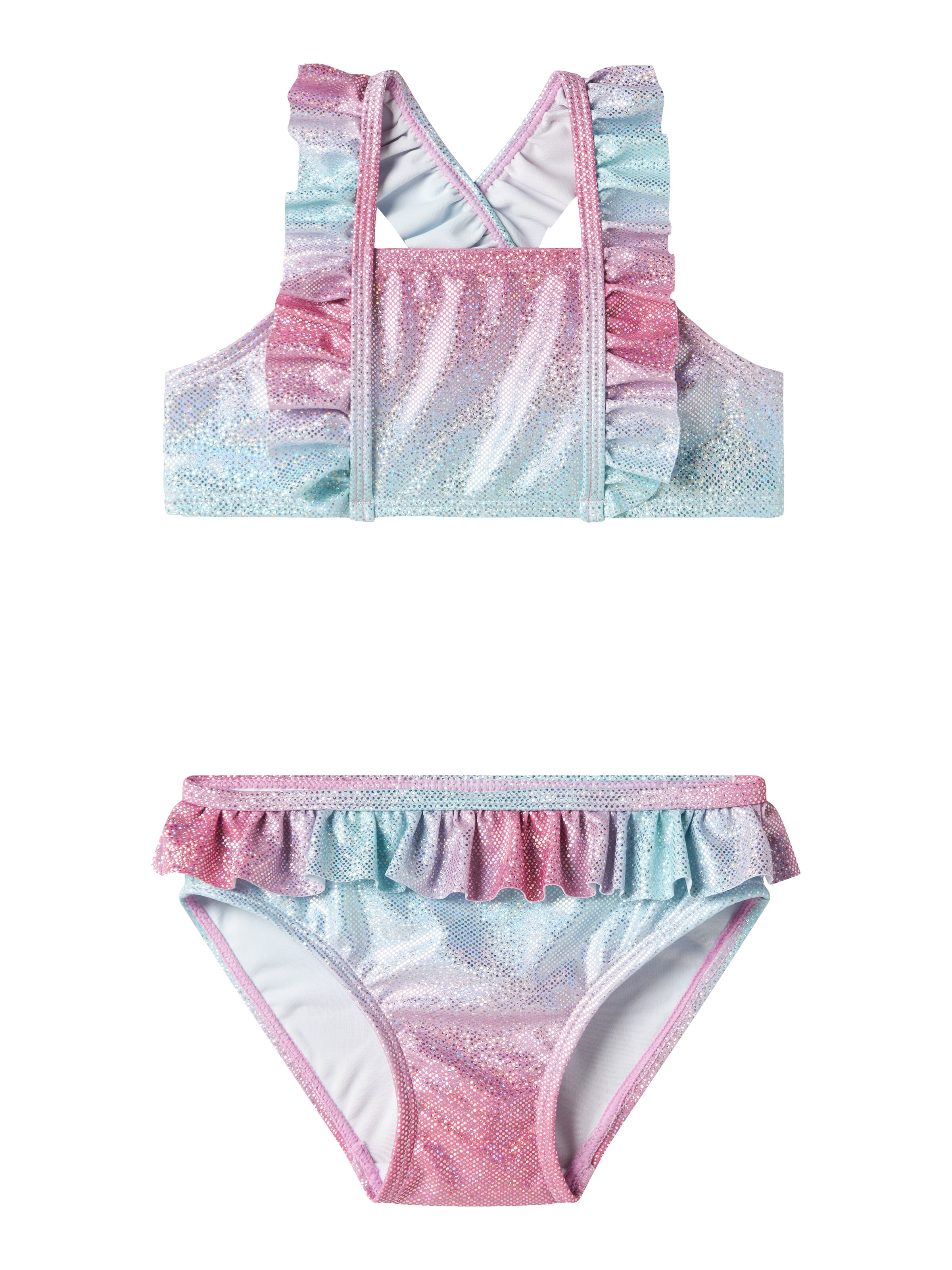 Bustino Bikini 'Zelma' di NAME IT in rosa: frontale
