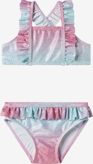 NAME IT Bikini 'Zelma' en azul claro / rosa / rosa oscuro, Vista del producto