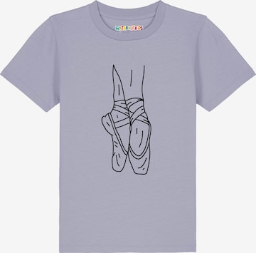watabout.kids T-Shirt 'Ballett Spitze' in Blau: Vorderseite