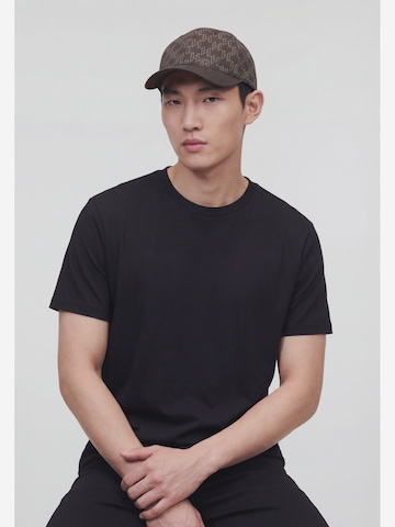 Cappello da baseball sportivo di Karl Lagerfeld in marrone: frontale