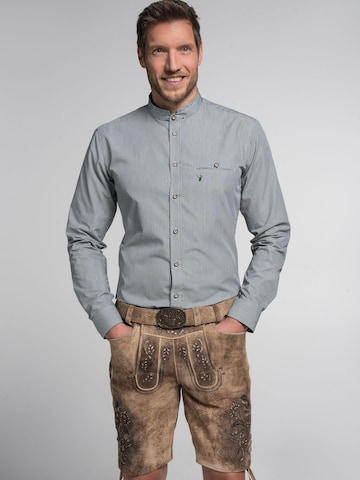 SPIETH & WENSKY Regular fit Traditional button up shirt 'Alexander' in Green: front