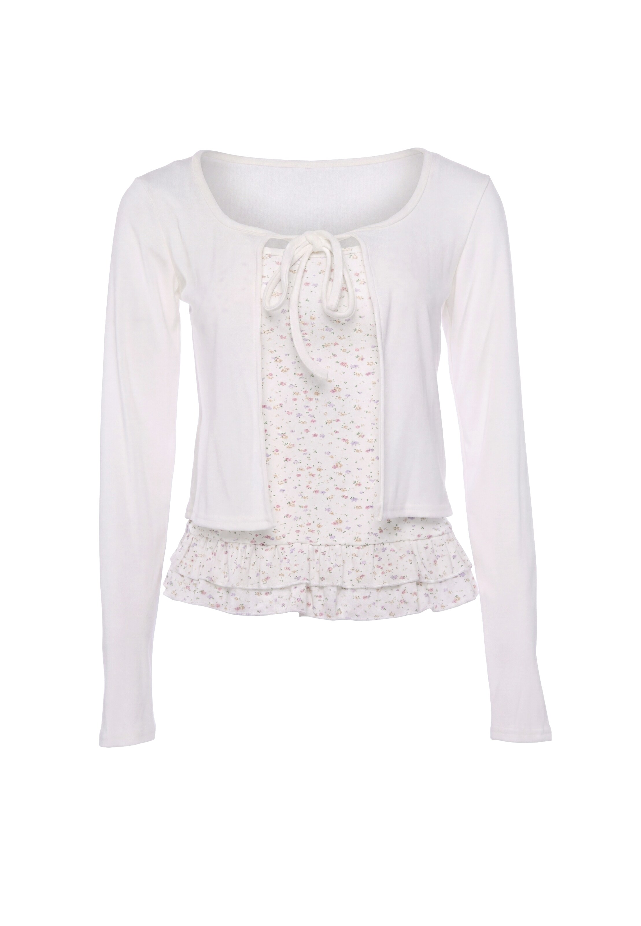usha BLACK LABEL - Casaco de malha em branco