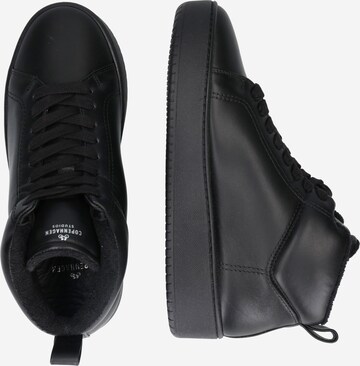 Copenhagen High-Top Sneakers in Black