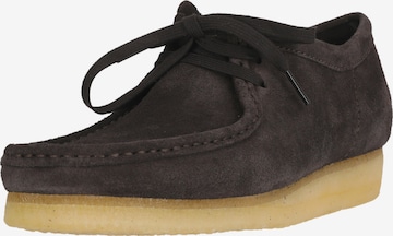 CLARKS Schnürschuhe 'Wallabee' in Braun: Vorderseite