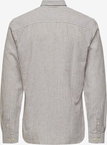 Only & Sons Regular fit Skjorta 'CAIDEN' i brun