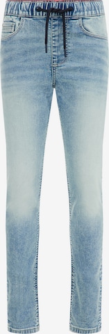 Slimfit Jeans di WE Fashion in blu: frontale