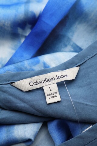 Calvin Klein Bluse L in Blau