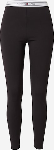 Tommy Jeans Skinny Leggings i sort: forside