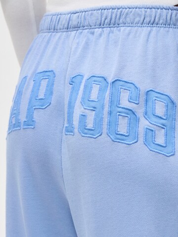 Gap Petite - Perna larga Calças '1969' em azul