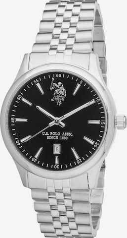 Montre à affichage analogique 'Aiden Steel' U.S. POLO ASSN. en noir : devant