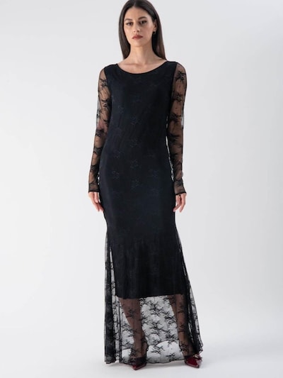MND Robe 'Mistery Blacky' en 36-38 en noir, Vue avec produit