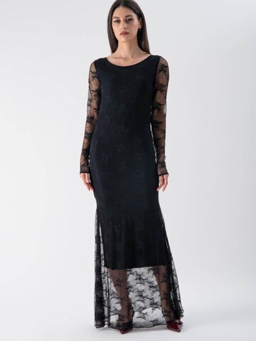 MND Dress 'Mistery Blacky' in Black: front